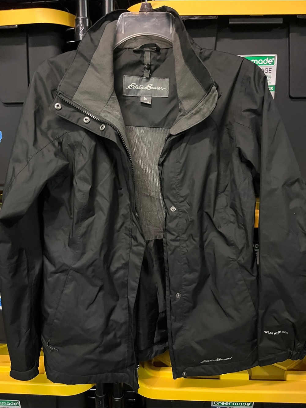 Eddie Bauer Black Women’s Weather-Resistant Raincoat